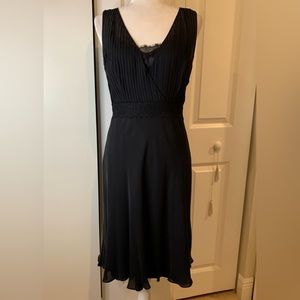 Ann Taylor Little Black Dress Embellished at the waist 👗